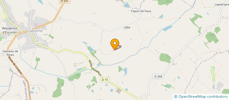 localisation de l'entreprise GAEC VERSTRAETE  LAPLUME