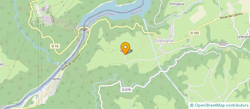 localisation de l'entreprise GAEC VEYSSET RODDE à CHALVIGNAC