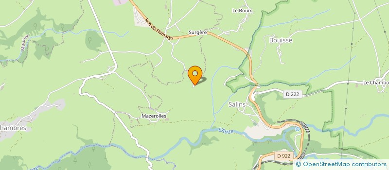 localisation de l'entreprise GAEC VIALLEMONTEIL à SOURNIAC