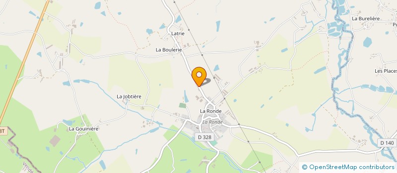 localisation de l'entreprise GAEC VIANDILAIT  LA FORET-SUR-SEVRE