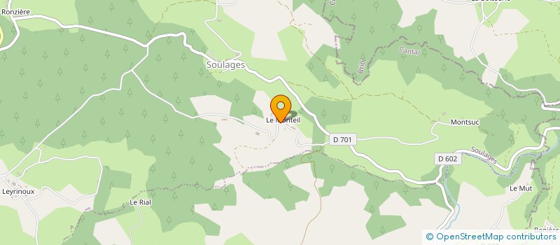 localisation de l'entreprise GAEC VICARD PIGNOL à SOULAGES
