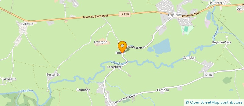 localisation de l'entreprise GAEC VIDAL A FOULAN à YTRAC