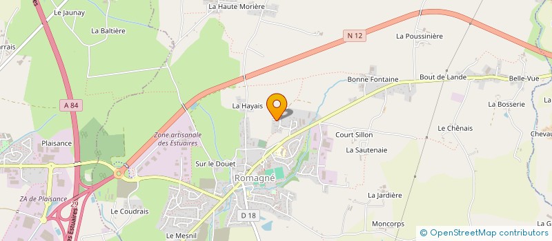 localisation de l'entreprise GAEC VIEL à LE CHATELLIER