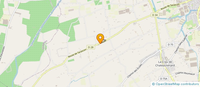 localisation de l'entreprise GAEC VIGNAUD à CHATEAURENARD