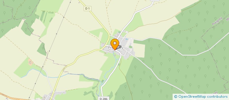 localisation de l'entreprise GAEC VIGNERON à PREIGNEY