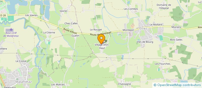 localisation de l'entreprise GAEC VILLAGE D'EN HAUT à BRESSE VALLONS