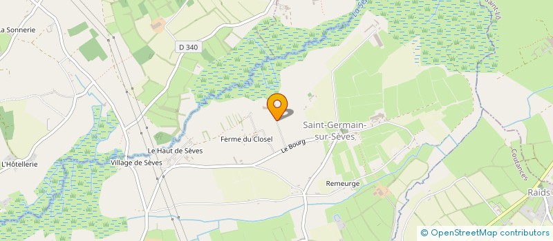 localisation de l'entreprise GAEC VILLARD à SAINT-GERMAIN-SUR-SEVES