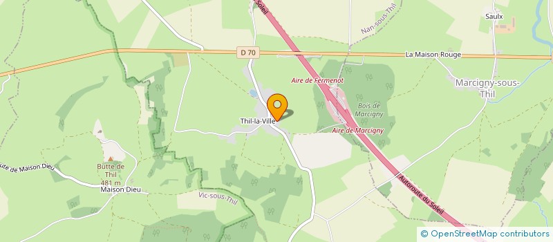 localisation de l'entreprise GAEC VILLARMET  NAN-SOUS-THIL