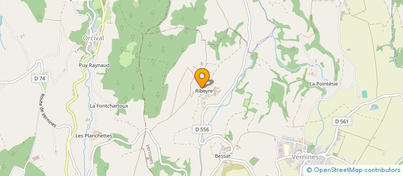 localisation de l'entreprise GAEC VILLEDIEU à PERPEZAT