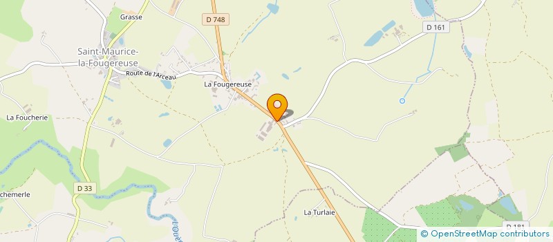 localisation de l'entreprise GAEC VILLENEUVE à SAINT MAURICE ETUSSON