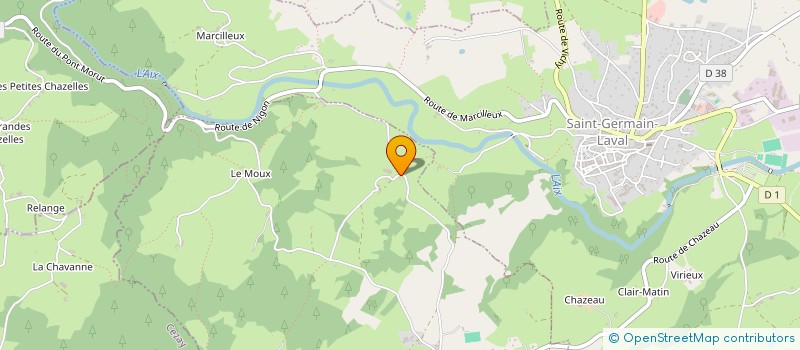 localisation de l'entreprise GAEC VIRIEU à NOLLIEUX