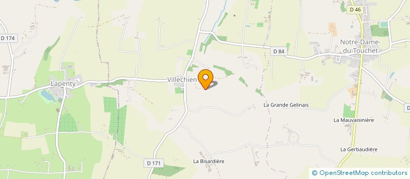 localisation de l'entreprise GAEC VOIE VERTE à ROMAGNY FONTENAY