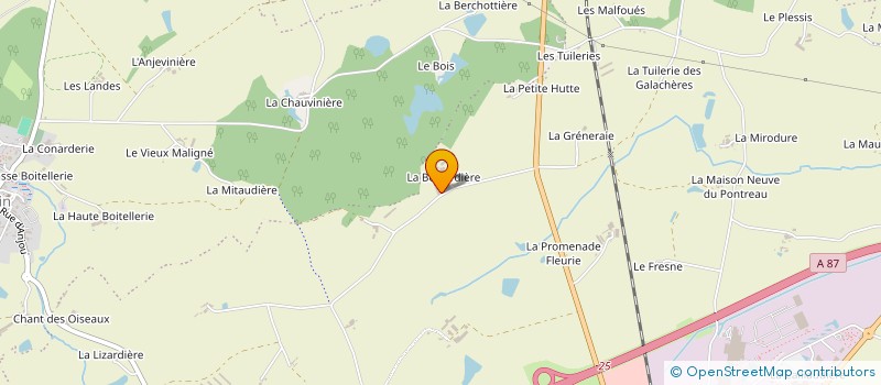 localisation de l'entreprise GAEC VOLAILLES MORINIERE à CHEMILLE-EN-ANJOU