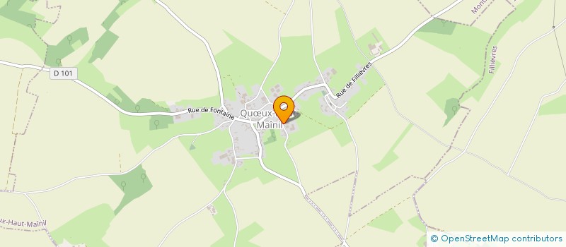 localisation de l'entreprise GAEC WIART  QUUX-HAUT-MAINIL