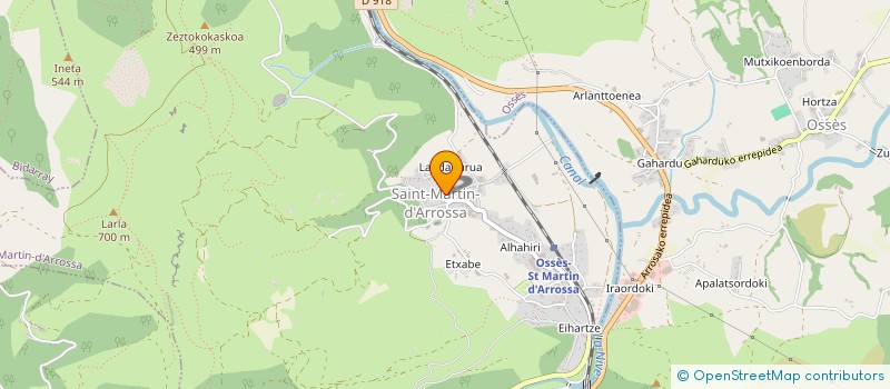 localisation de l'entreprise GAEC XISTU  SAINT-MARTIN-D'ARROSSA