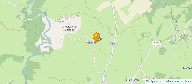 localisation de l'entreprise GAEC YOEV  SAINT-LEGER-VAUBAN