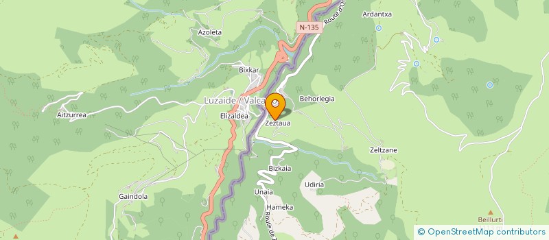 localisation de l'entreprise GAEC ZEZTAUA  ARNEGUY