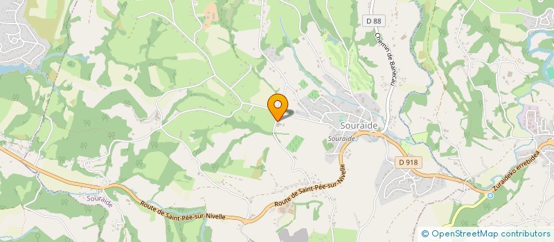 localisation de l'entreprise GAEC ZITOLATEYA à SOURAIDE