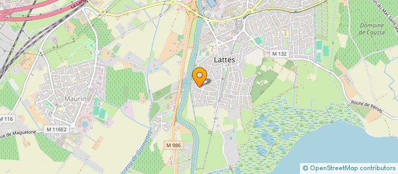 localisation de l'entreprise GAED à LATTES