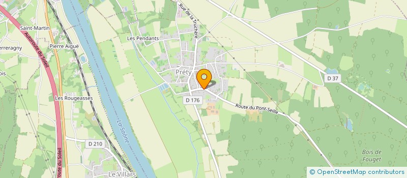 localisation de l'entreprise GAEDIS  PRETY