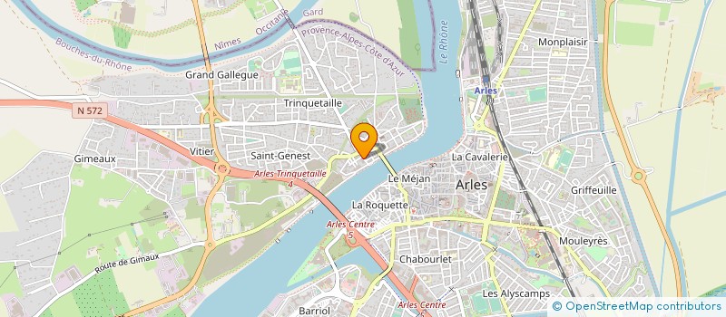 localisation de l'entreprise GAEET à ARLES