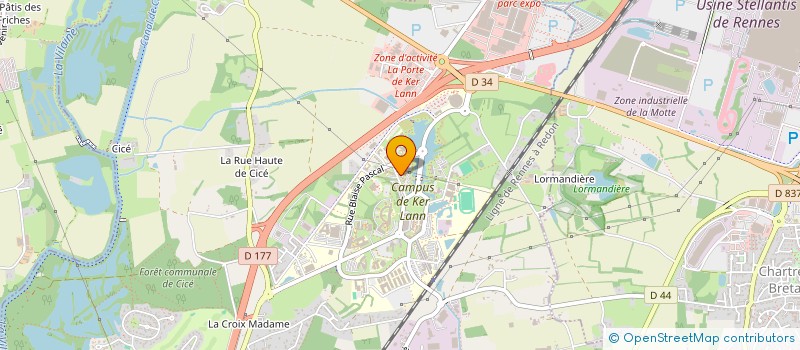localisation de l'entreprise GAEL 35  RENNES