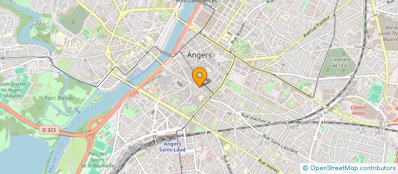 localisation de l'entreprise GAEL à ANGERS