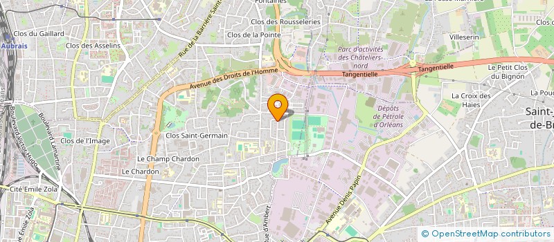 localisation de l'entreprise GAEL 5 à ORLEANS