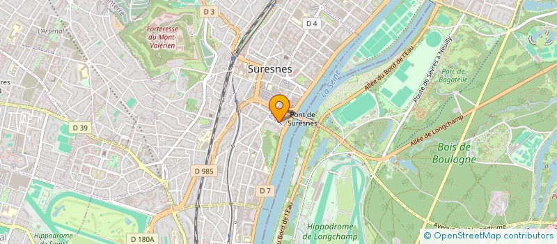 localisation de l'entreprise GAEL à SURESNES