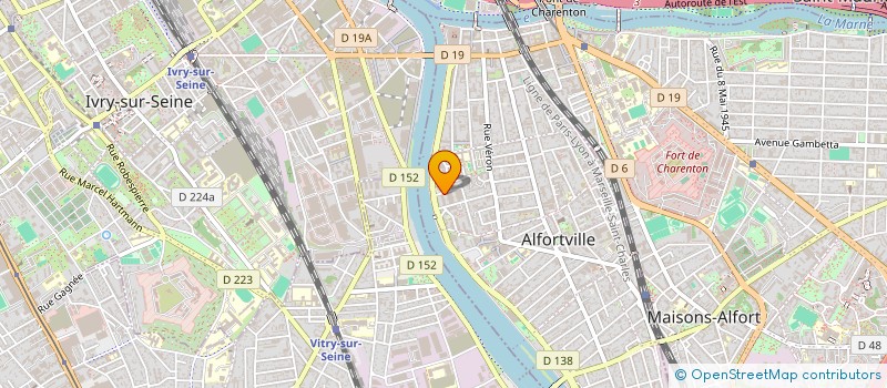 localisation de l'entreprise GAEL-BAT à ALFORTVILLE