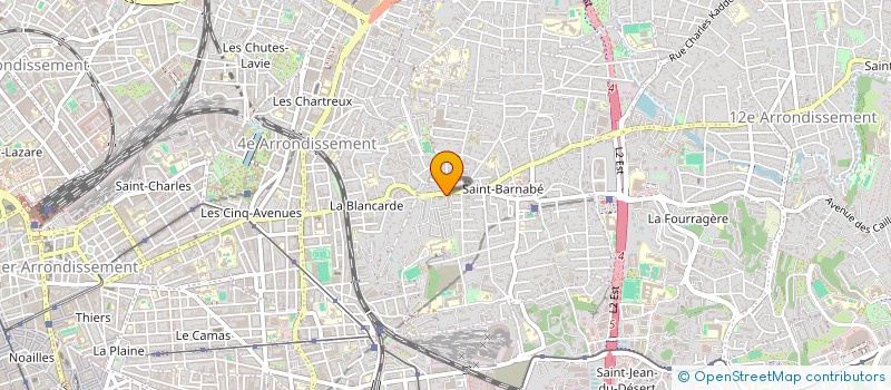 localisation de l'entreprise GAEL BENOIT  MARSEILLE