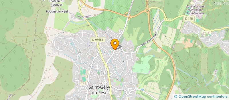 localisation de l'entreprise GAEL C ELECTRICITE à SAINT-GELY-DU-FESC