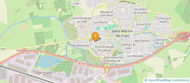 localisation de l'entreprise GAEL ET JULIEN à SAINT MARTIN DE CRAU