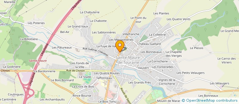 localisation de l'entreprise GAEL ET LOIC  SAINTE-MAURE-DE-TOURAINE