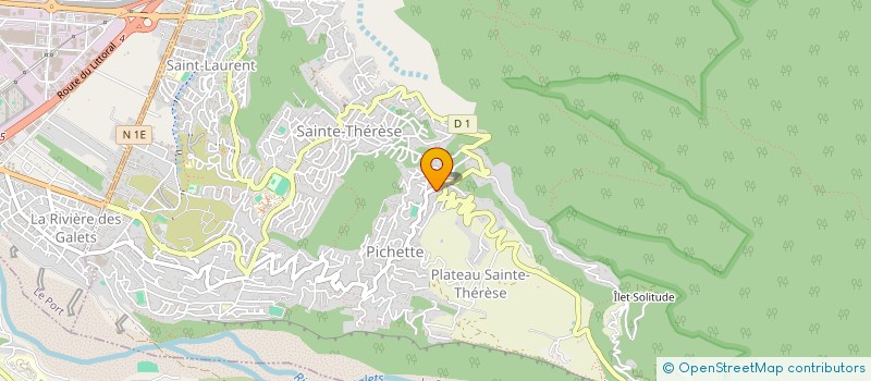 localisation de l'entreprise GAEL IMMOBILIER à LA POSSESSION