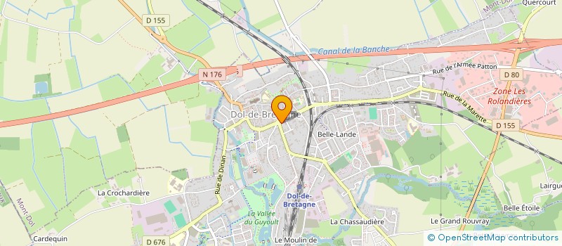 localisation de l'entreprise GAELA BIOTECH à DOL-DE-BRETAGNE