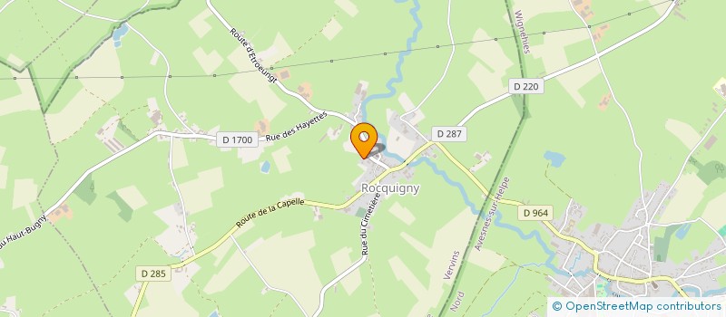 localisation de l'entreprise GAELEC  ROCQUIGNY