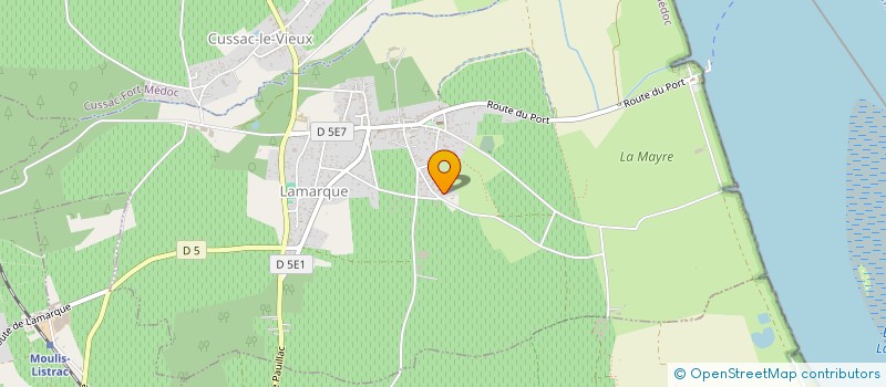 localisation de l'entreprise GAELINE  LAMARQUE