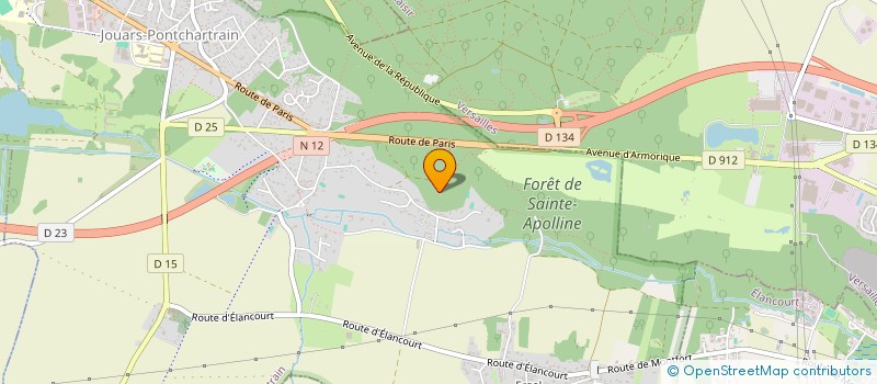 localisation de l'entreprise GAELLE  JOUARS-PONTCHARTRAIN