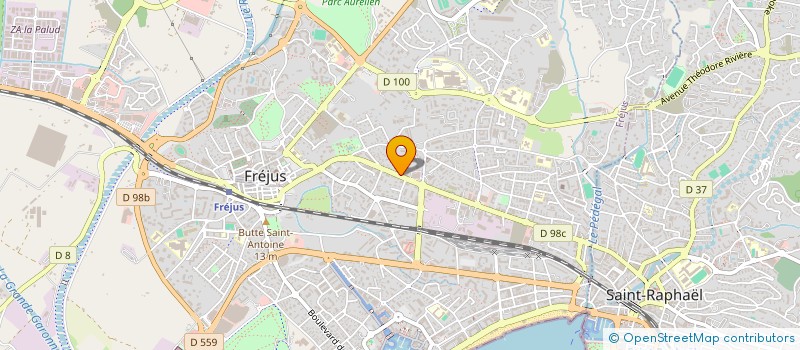 localisation de l'entreprise GAELLE à FREJUS