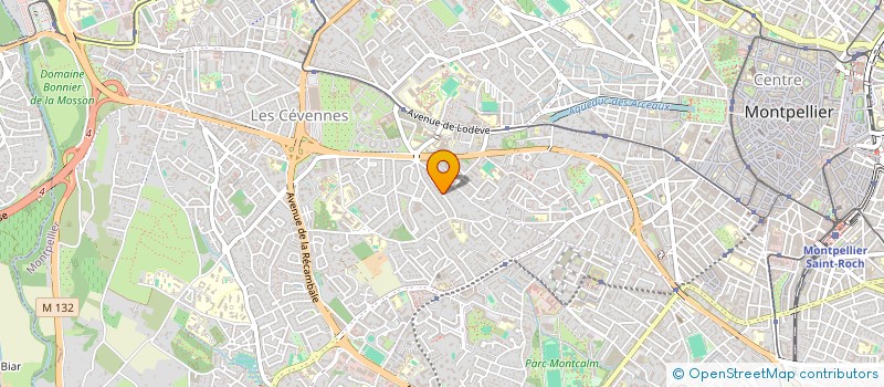 localisation de l'entreprise GAELLE BRUN EURL  MONTPELLIER