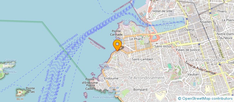 localisation de l'entreprise GAELLE DONZELLI à MARSEILLE