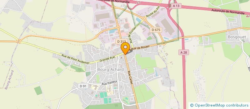 localisation de l'entreprise GAELLE ET AXELLE LEGOURD  BOURG-ACHARD