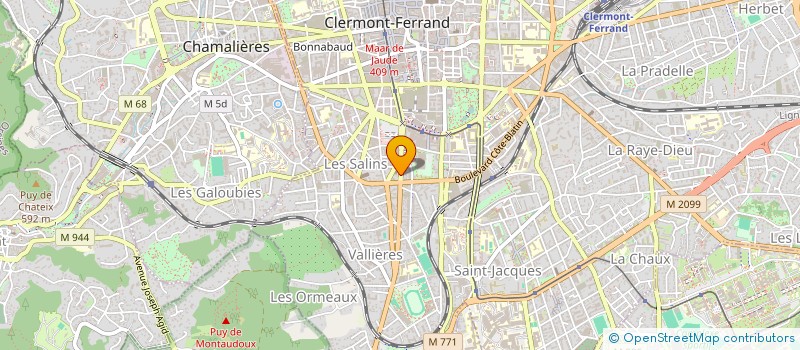 localisation de l'entreprise GAELLE LALUQUE  CLERMONT-FERRAND