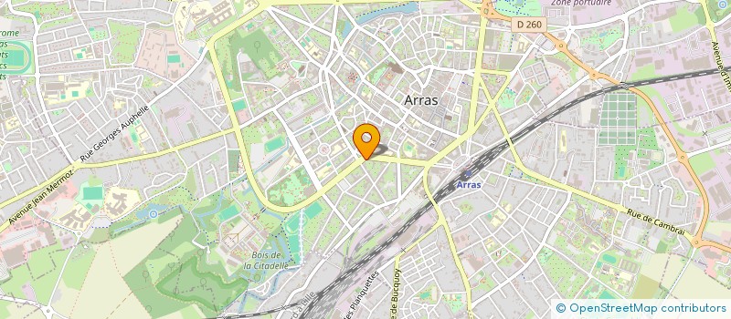 localisation de l'entreprise GAELLE PELOILLE à ARRAS