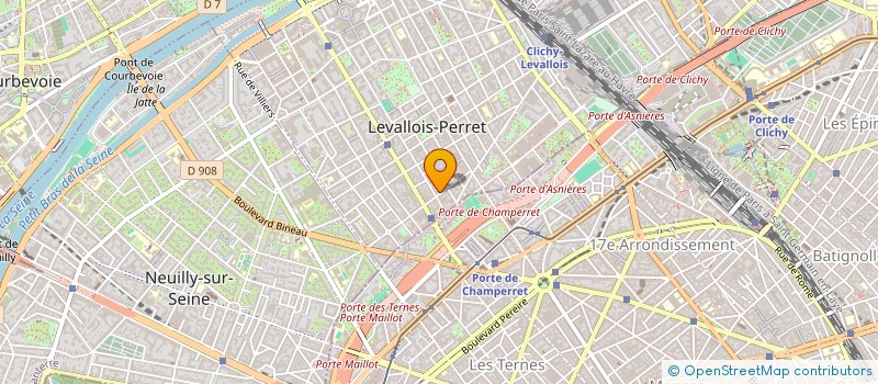 localisation de l'entreprise GAELLIE à LEVALLOIS-PERRET