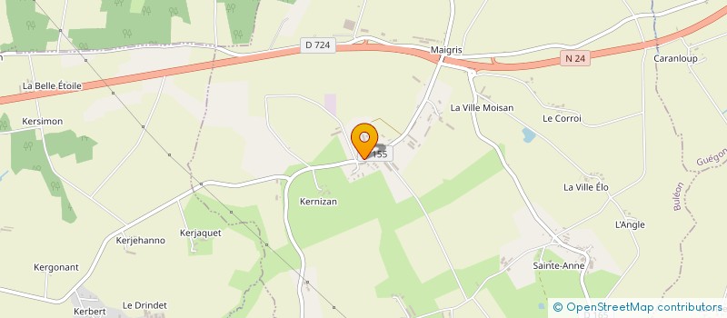 localisation de l'entreprise GAELO BIO à BULEON