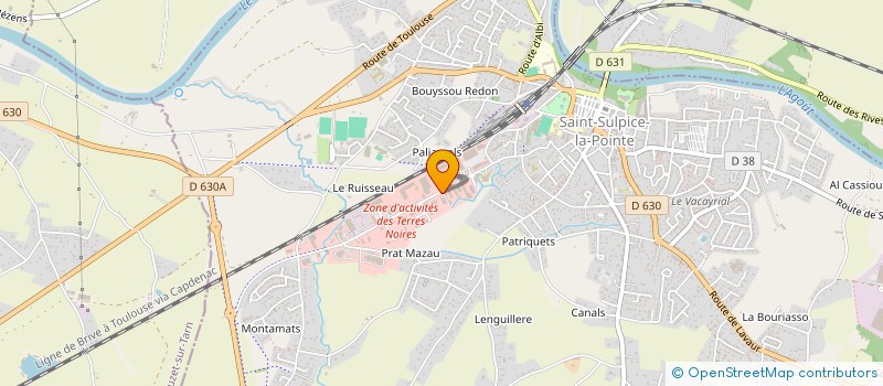 localisation de l'entreprise GAETA à SAINT-SULPICE-LA-POINTE