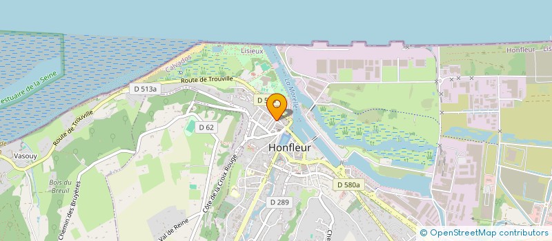 localisation de l'entreprise GAETAN à HONFLEUR