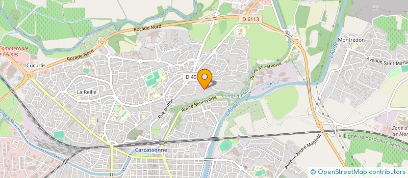 localisation de l'entreprise GAETAN à CARCASSONNE